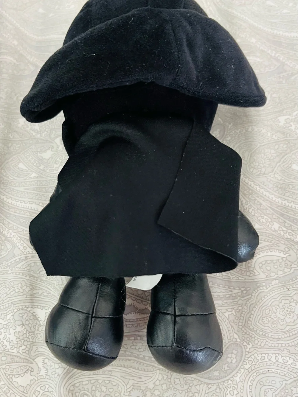 Star Wars plushie & Black Plush Toy with Neon Green & Orange Accents